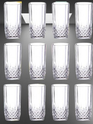 1st Time (Pack of 12) Party Perfect Glasses: Making Every Moment Unforgettable- F5 Glass Set Water/Juice Glass(200 ml, Glass, Clear)