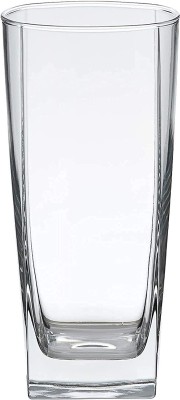 Tap2kaart Glass Water/Juice Glass -1 Pieces, Clear, 250 ml Glass Set Water/Juice Glass(250 ml, Glass, Clear)