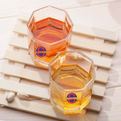 AFAST (Pack of 2) Stylish Multi-Purpose Beverage Tumbler Drinking Glass, Set Of 2, 200 ml -KT42 Glass Set Whisky Glass(200 ml, Glass, Clear)