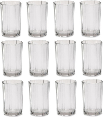 AFAST (Pack of 12) Party Drinking Glass- A54 Glass Set Water/Juice Glass(200 ml, Glass, Clear)