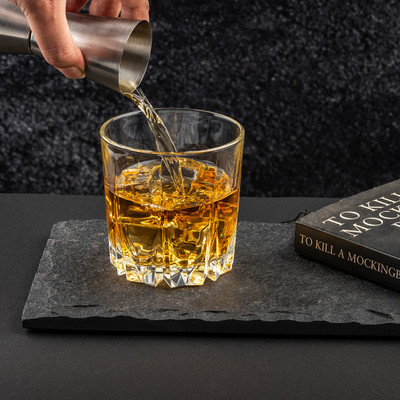 PASABAHCE (Pack of 4) 52885 Glass Set Whisky Glass(295 ml, Glass, Clear)