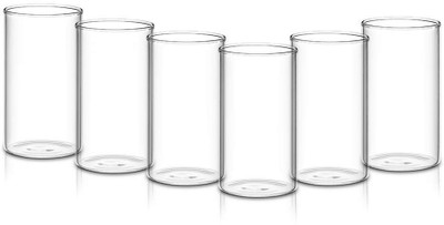 shivay (Pack of 6) Glass Set Water, Juice Glass (200ml, Glass, Clear 6 PCS) Glass Set Water/Juice Glass(200 ml, Plastic, Clear)