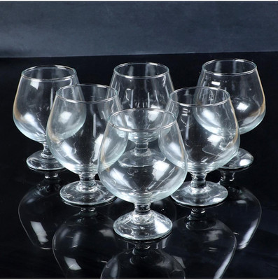 AFAST (Pack of 6) Elegant Molded Handle Beer Mug Glass Set - Pack Of 6, Classic Design - ZB12 Glass Set Beer Glass(300 ml, Glass, Clear)