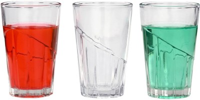 1st Time (Pack of 2) Party Perfect Glasses: Pack Of 6 - SS258 Glass Set Water/Juice Glass(150 ml, Glass, Clear)