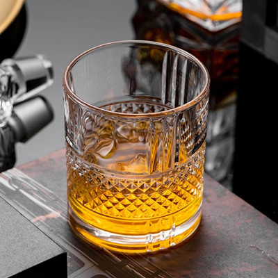 Coozico Premium Glasses (1 pc.) Scokch, Wine, Juice, Water, Parties, Bar, Restaurant Glass Whisky Glass(310 ml, Glass, Clear)