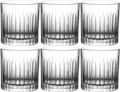 GOOD TO GREAT (Pack of 6) Scotch Cocktails Mocktails Beer Mug Whisky Vodka Beverages Water_New Glass Set Beer Glass(310 ml, Glass, Clear)