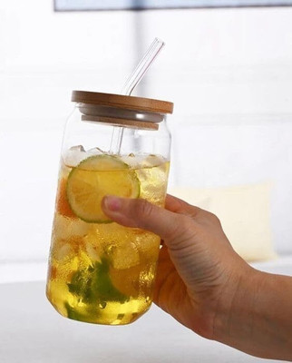 Artifice Glass Milk Container  - 500 ml(Clear)