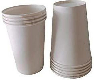 kanta enterprises (Pack of 25) 250ML WHITE 25PCS Glass Set Water/Juice Glass(250 ml, Paper, White)