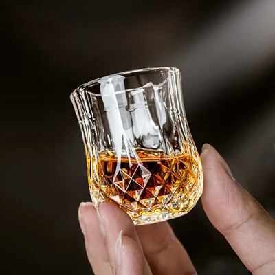 takhsenterprise Heavy Base Shot Tea Glass (6 PIS SET) Glass Set Shot Glass(60 ml, Glass, Clear)