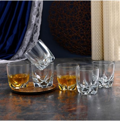 1st Time (Pack of 6) Party Perfect Glasses: Pack Of 6 - SS195 Glass Set Water/Juice Glass(250 ml, Glass, Clear)