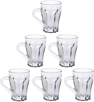 DHANSAL (Pack of 6) 6PC* KTZB49 Glass Set Water/Juice Glass(160 ml, Glass, Clear)