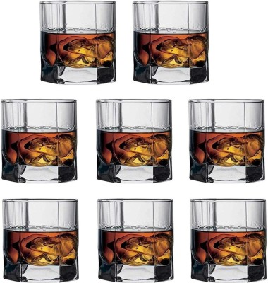 AFAST (Pack of 8) Party Drinking Glass- A60 Glass Set Water/Juice Glass(150 ml, Glass, Clear)