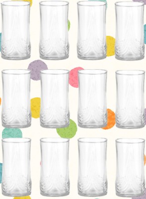 AFAST (Pack of 12) G64 Glass Set Water/Juice Glass(300 ml, Glass, Clear)
