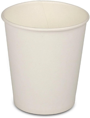 Raga Plus (Pack of 100) Disposal01 Glass Set Water/Juice Glass(150 ml, Paper, White)