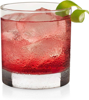 cystal buddhha Heavy Base Rocks Barware Glasses for Scokch, Mixed Drinks, Wine, Glass Set Whisky Glass(300 ml, Glass, Clear)