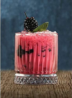 SMILERRY (Pack of 6) Old Fashion Glasses Bar Glass for Drinking Bourbon, Whisky, glass_New Glass Set Whisky Glass(335 ml, Glass, Clear)