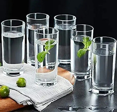 SAVA (Pack of 6) 701757 Glass Set Water/Juice Glass(325 ml, Glass, Clear)