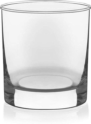 cystal buddhha Double Old Fashioned Glasses, Perfect for ServingA Scotch, Whiskey Glass Set Whisky Glass(250 ml, Glass, Clear)