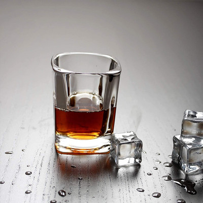 NKP ENTERPRISE (Pack of 12) Heavy Straight Shot Glass Vodka Tequila Shot Glasses Crystal Glass Transperent Glass Set Shot Glass(65 ml, Glass, Clear)