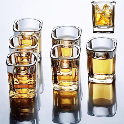 grasp (Pack of 12) (Pack of 12) Shot Glass Set with Heavy Base (60 ml) Glass Set Cocktail Glass(60 ml, Glass, Clear)