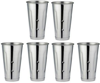 Dynore (Pack of 6) DS_138 Glass Set Water/Juice Glass(900 ml, Steel, Steel)