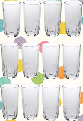 AFAST (Pack of 12) G50 Glass Set Water/Juice Glass(300 ml, Glass, Clear)