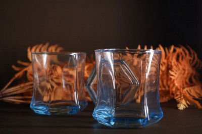 Silicox (Pack of 2) NEW2025_SILI-JS72011B-12 Glass Set Water/Juice Glass(260 ml, Glass, Clear)