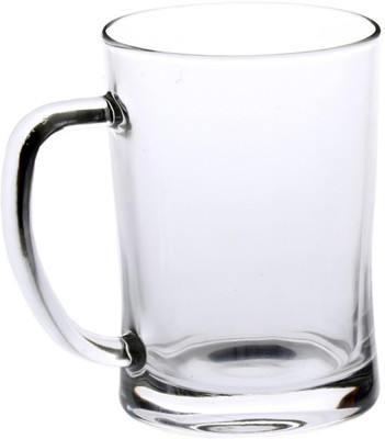 Somil Exquisite Elegance: Glasses for Elevated Tasting Moments, Glass, -DX4 Glass Set Beer Mug(370 ml, Glass, Clear)