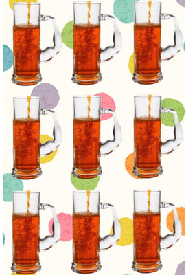 Somil Party Perfect Glasses/ Mug: Making Every Moment Unforgettable, - D118 Glass Set Beer Glass(600 ml, Glass, Clear)