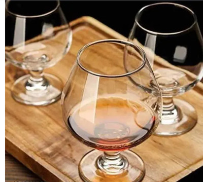 crockware (Pack of 2) Wine/White Wine/Red Wine Glass Set Wine Glass Glass Set Wine Glass(250 ml, Glass, Clear)