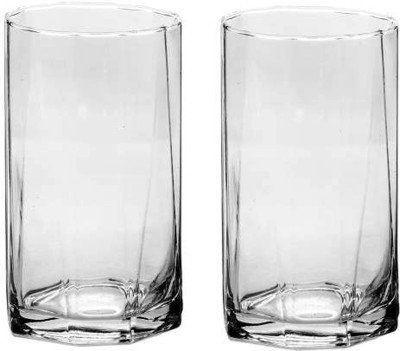 AFAST (Pack of 2) Multipurpose Drinking Glass -A4 Glass Set Beer Mug(250 ml, Glass, Clear)