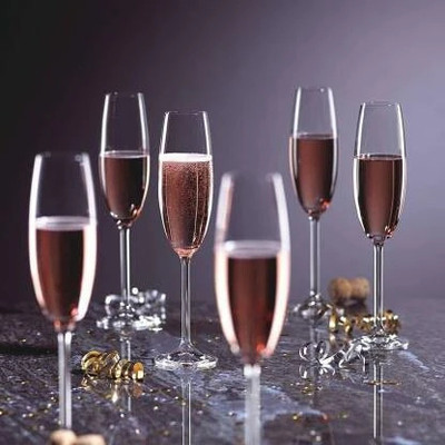 varyon (Pack of 6) A4 Glass Set Wine Glass(300 ml, Glass, White)