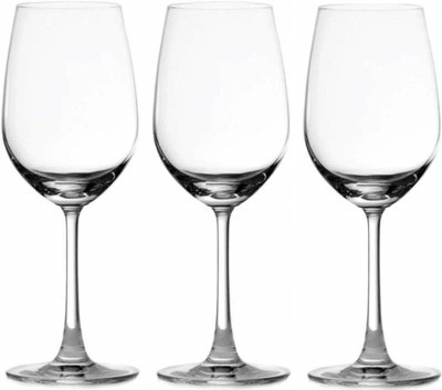 cystal buddhha (Pack of 3) OT wine glass pack of 4 pack of 4 Glass Set Whisky Glass(300 ml, Glass, Clear)