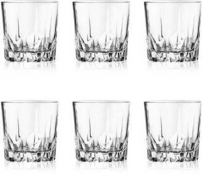 GOOD TO GREAT (Pack of 12) 70062_New Glass Set Whisky Glass(300 ml, Glass, Clear)