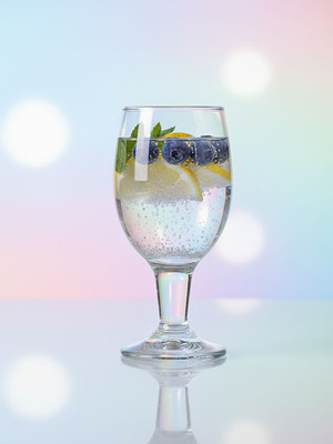 RELLZ RE-GLASS-111-WHITE Glass Wine Glass(280 ml, Glass, White)