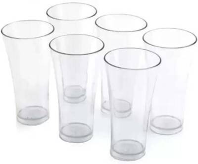 Water and Juice Drinking Glasses Set of 6, Kitchen Glassware Set