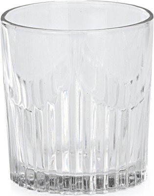 AFAST Designer Premium Drinking Glass -L1 Glass Water/Juice Glass(200 ml, Glass, Clear, White)