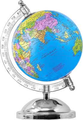 SHOP UNKLE 12.7 CM * 39..8 CM POLITICAL GLOBE PACK OF 1 (5 INCH) POLITICAL GLOBE POLITICAL World Globe(12.7CM*39.8CM BLUE)