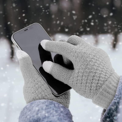 FIRMED STRING Self Design, Solid Winter Women Gloves