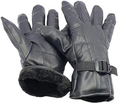 Andhira Hosiery Solid Winter Men Gloves