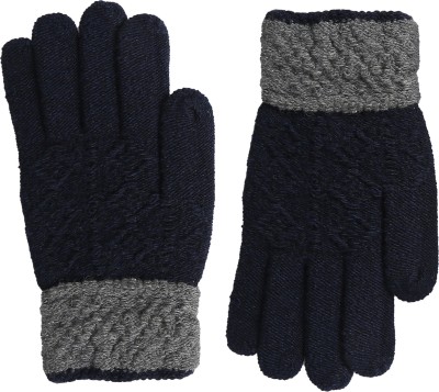 ZACHARIAS Self Design Winter Men & Women Gloves