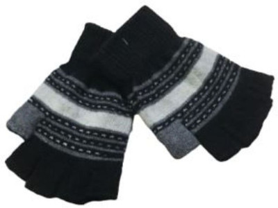 Saksham Self Design Winter Men Gloves