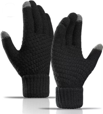 QinPin Woven Winter Women Gloves