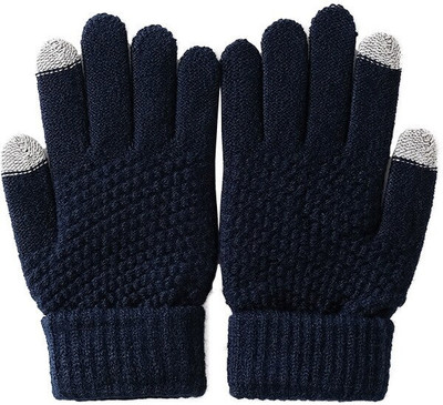 FIRMED STRING Self Design Winter Women Gloves
