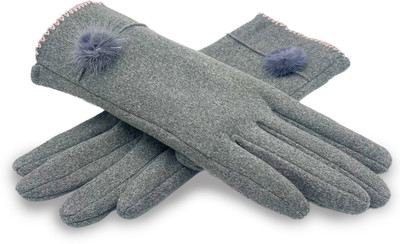 ALAMOS Embroidered Winter Women Gloves