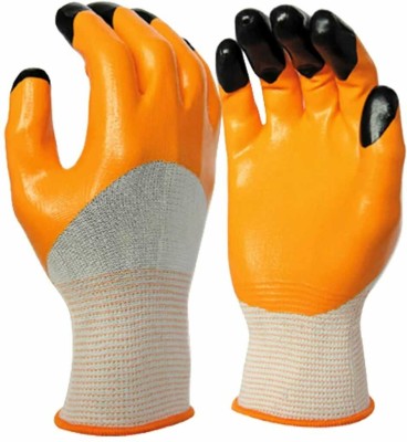 v n traders Striped Protective Men & Women Gloves