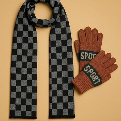 DesoRia Self Design Winter Women Gloves