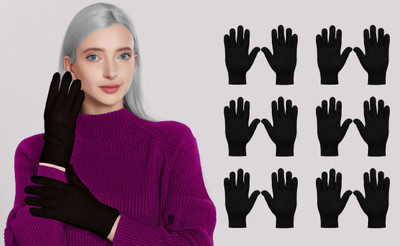 Neeba Solid Winter Women Gloves