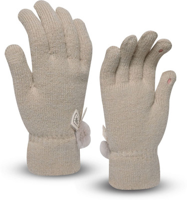 HOC Self Design, Solid Winter Women Gloves