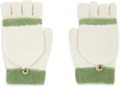 Forever Glam By Pantaloons Striped Winter Women Gloves